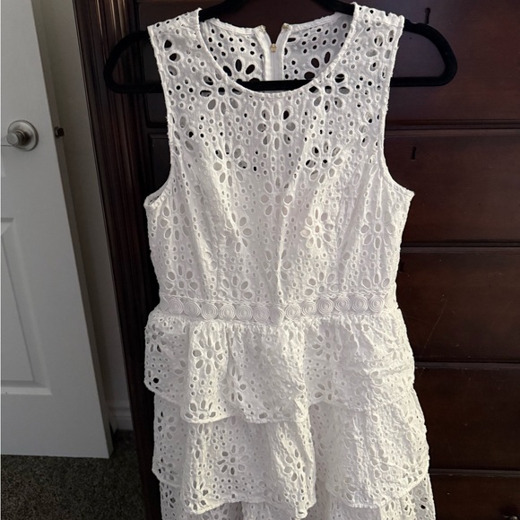 Lilly Pulitzer Dresses & Skirts - Lilly Pulitzer EyeletJudelyn peplum dress